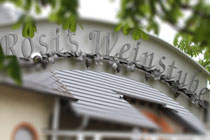 Schild von Rosi's Weinstube